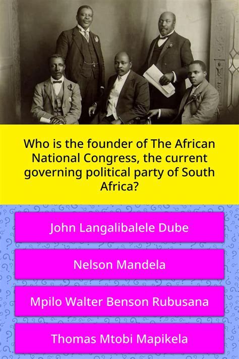 The organisation was initially founded as the South African Native National Congress (SANNC) on 8 January 1912 in Bloemfontein, with the aim of fighting for the rights of …